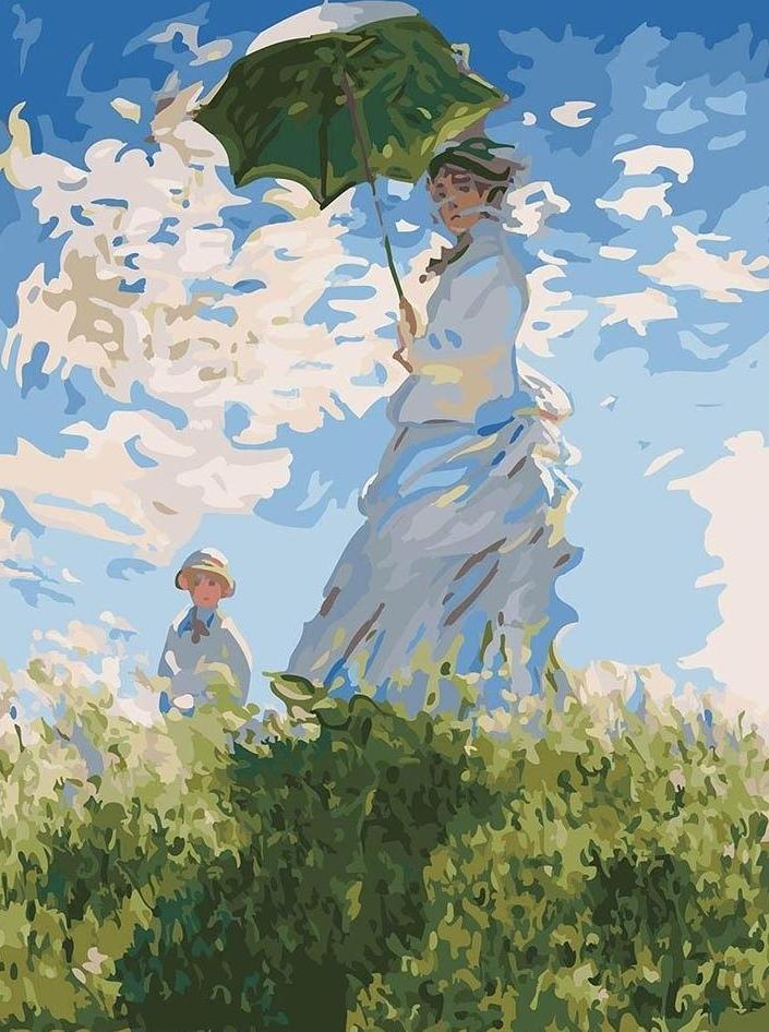 Madame Monet & her Son - All Paint by numbers
