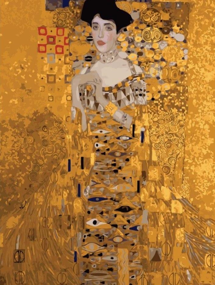 Maria Altmann Klimt Painting - All Paint by numbers