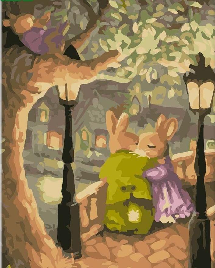 Rabbits in Love - All Paint by numbers
