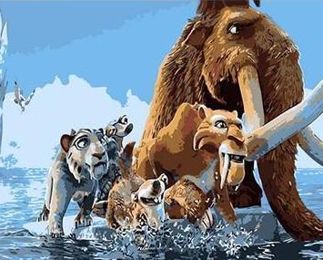 Ice Age Animated Characters - All Paint by numbers