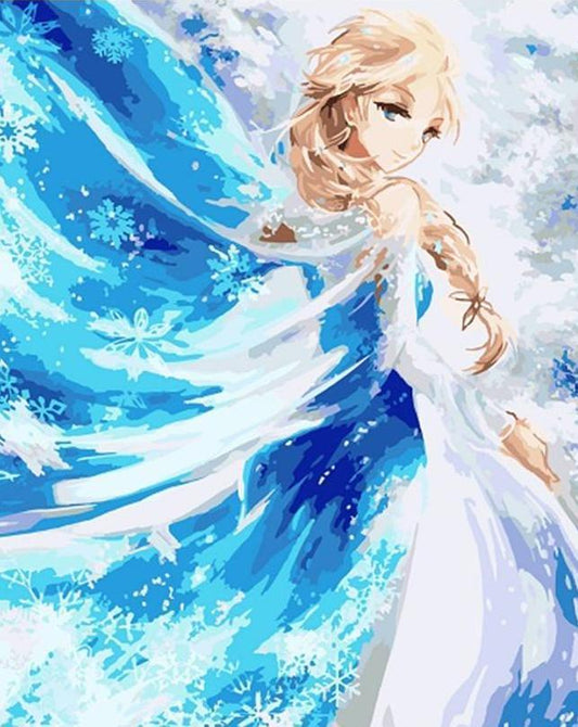 Frozen Animated Cartoon Characters - All Paint by numbers