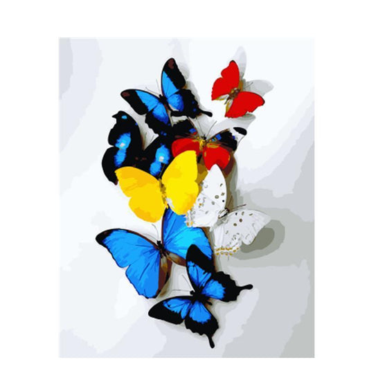 Butterfly Paint by Number Kit 